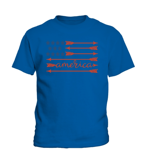 Celebrate 4th Fourth July Patriotic American Flag Kids T-Shirt