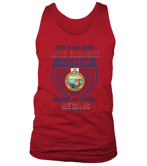Lake Elsinore California Tank Top Unisex