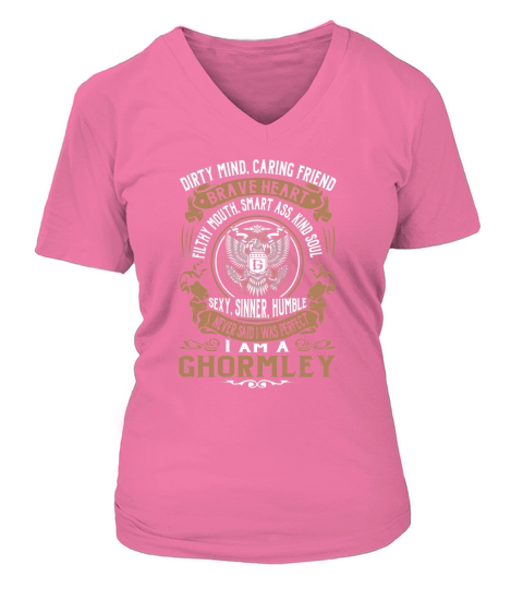 GHORMLEY Last Name, Surname Tshirt V-neck T-Shirt Woman