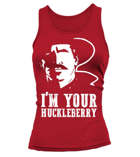 10955 IM Your Huckleberry Vintage Skull Guns For Women's Tank Top