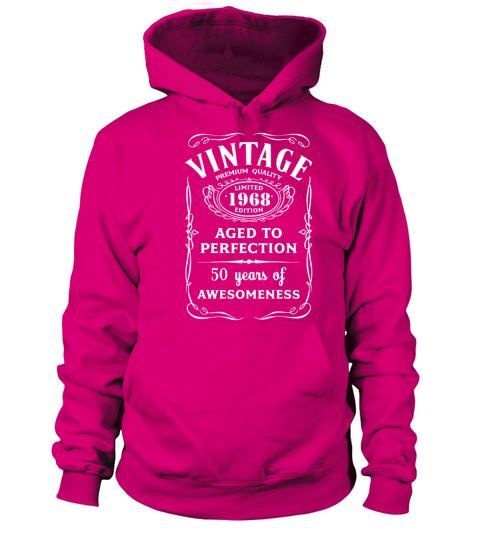 Vintage Limited 1968 Edition 50th Birthday Gift Men's Hoodie