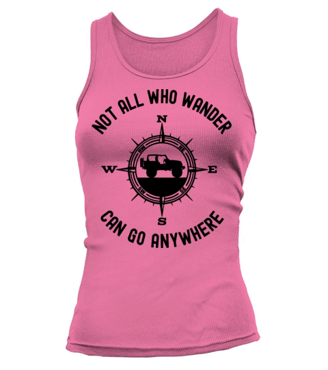 Not all that wander can go anywhere Black Tank top Woman