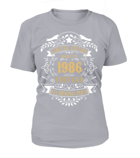 Limited Edition Made In 1986 Vintage Original Women's T-Shirt