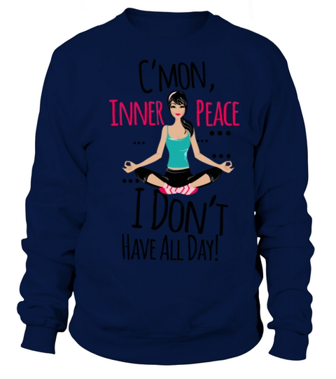 funny yoga girl Women's Sweatshirt