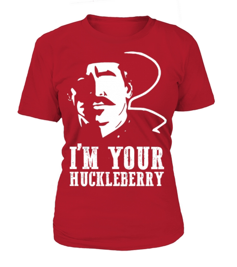 10955 IM Your Huckleberry Vintage Skull Guns For Women's T-Shirt