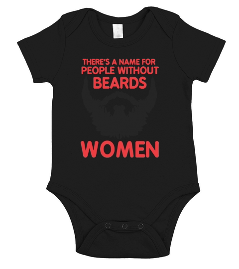 There is A Name for People Without Beards Short Sleeve Baby One-Piece