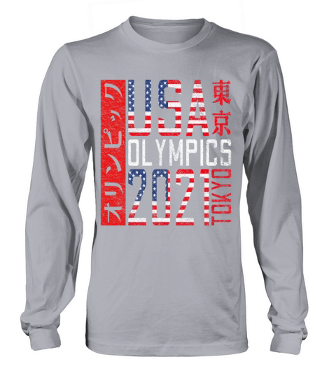 Team USA for American Flag Tokyo Olympics 2021 Women's Long Sleeve