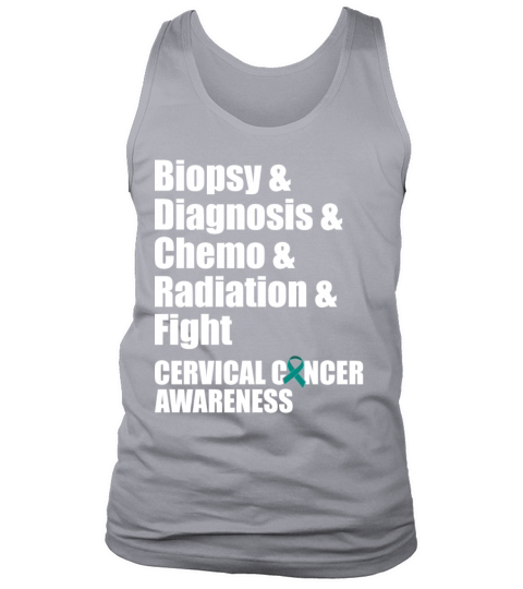Cervical Cancer Survivor Chemo Cervix Warrior Men's Tank Top