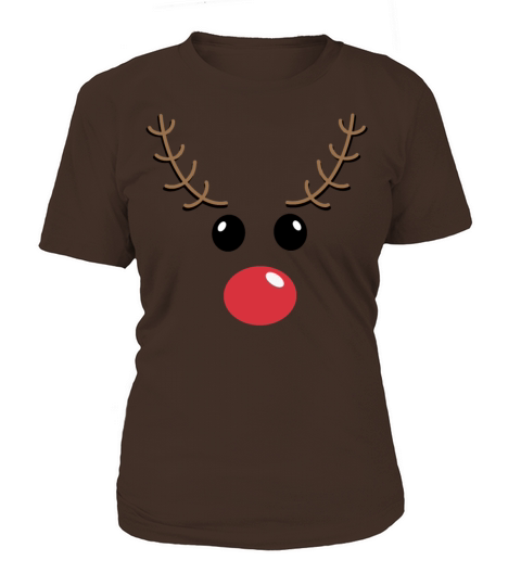 Merry Christmas Simple Rudolph The Red Nosed Reindeer Classic T Women's T-Shirt