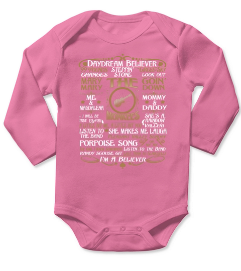 Limited Editon Must have shirt for The Monkees Fans Long Sleeve Baby One-Piece