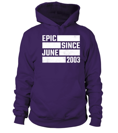 18th Birthday June Gift Vintage 2003 18 Years Women's Hoodie
