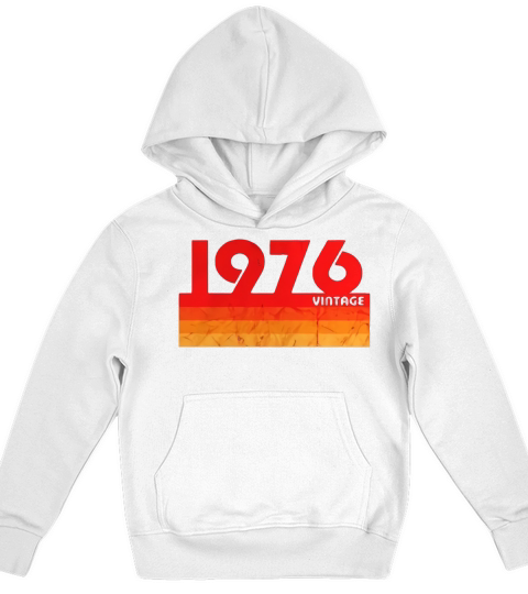 Vintage Retro 1976 Kids Hoodie