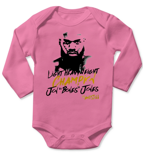 Jon Bones Jones Winner Tee Shirt Long Sleeve Baby One-Piece