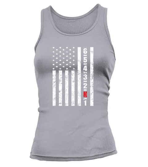 American Flag Motorcycle Sport Bike Gears T-Shirt for Bikers Tank top Woman