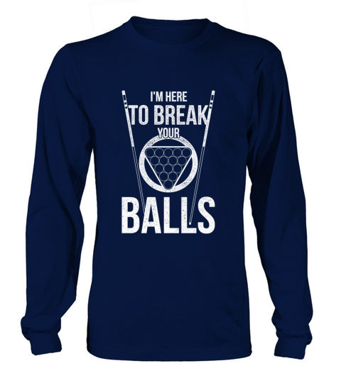 Funny Billiard Player Gift Long sleeved Unisex