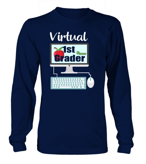Virtual First Grader Distance Learning Women's Long Sleeve