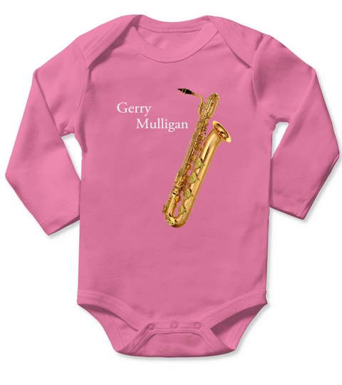 Gerry Mulligan Tshirt Long Sleeve Baby One-Piece