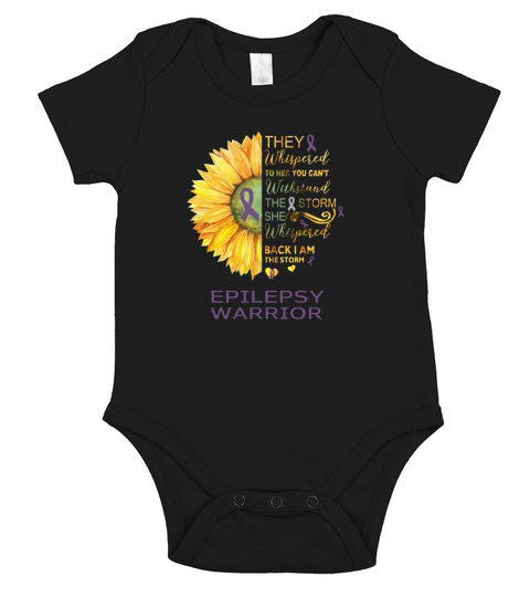 epilepsy warrior Short Sleeve Baby One-Piece