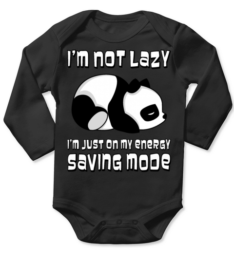 Saving Mode Panda Long Sleeve Baby One-Piece