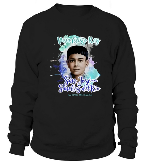 Playera San Jose Sanchez del Rio Rostro Sweatshirt Unisex
