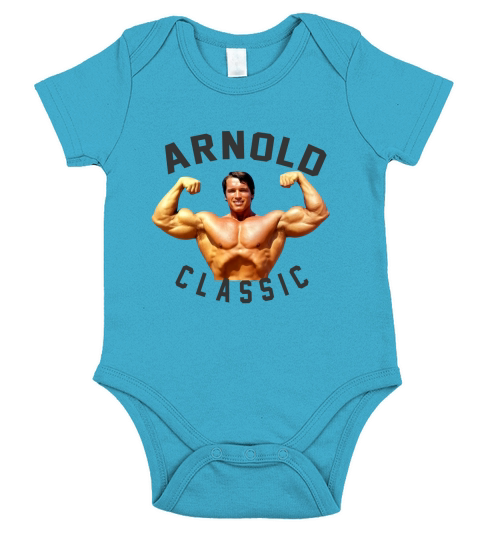 Come with Me if You Want to Lift Arnold Schwarzenegger Classic Short Sleeve Baby One-Piece