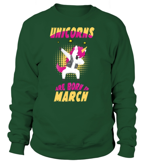 UNICORNS ARE BORN IN MARCH Women's Sweatshirt