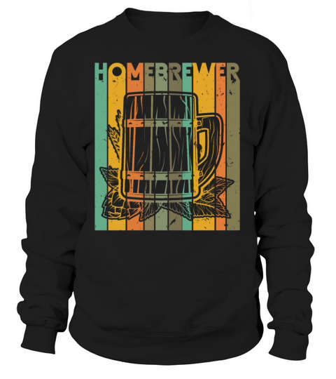 Retro Homebrewer Home Brew Craft Beer Stein Women's Sweatshirt