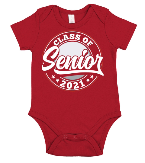 Class Of 2021 Senior Funny Graduation Golfer Gift Short Sleeve Baby One-Piece