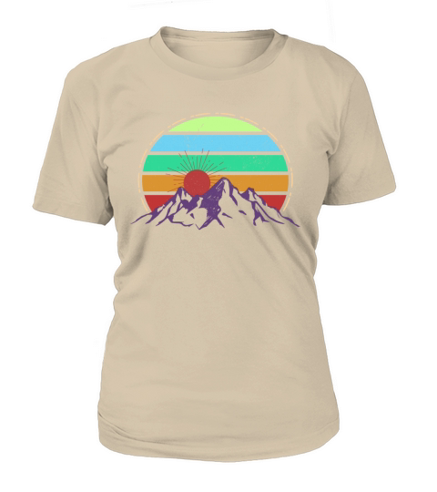 Vintage Mountains Sports Ski SnowboardNature Women's T-Shirt