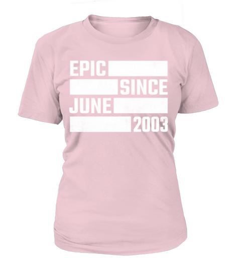 18th Birthday June Gift Vintage 2003 18 Years Women's T-Shirt