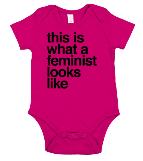 this is what a feminist looks like Short Sleeve Baby One-Piece