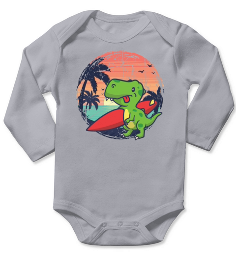 Dinosaur Long Sleeve Baby One-Piece