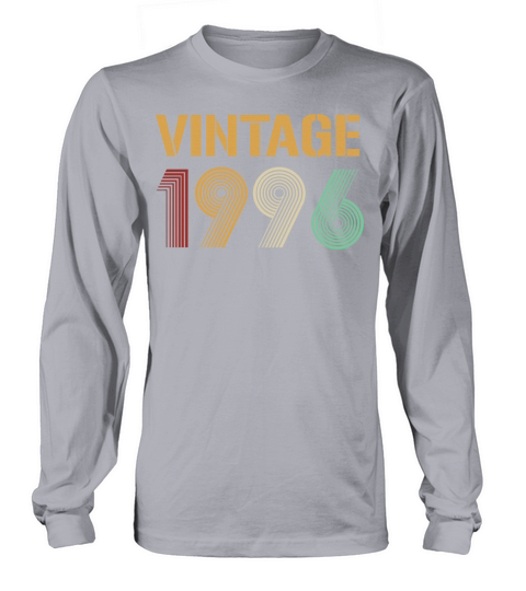 Beautiful Vintage 1996 Birthday Design Women's Long Sleeve
