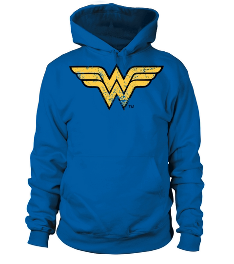 Justice League Wonder Woman Logo Vintage Women's Hoodie