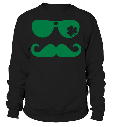 Mustache Shamrock Women's Sweatshirt
