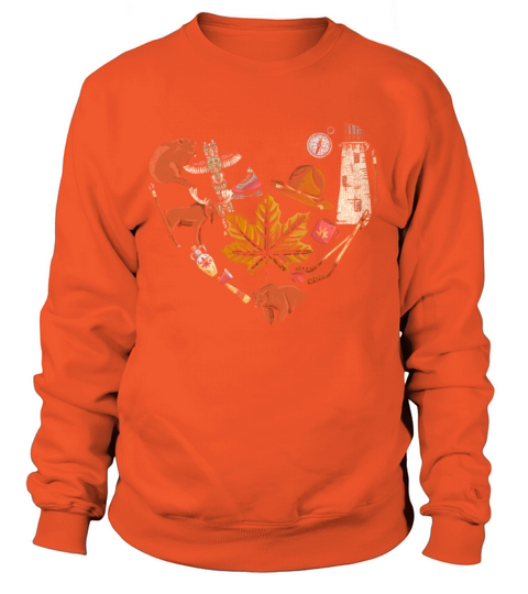 Canada Heart Men's Sweatshirt
