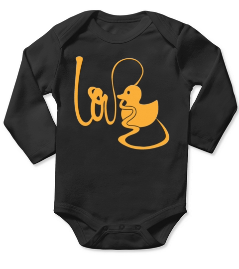 love duck Long Sleeve Baby One-Piece