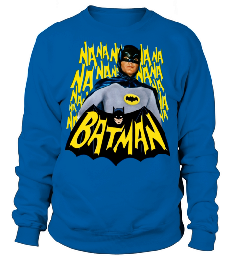 DC Comics Batman Vintage Actor Theme Song Men's Sweatshirt