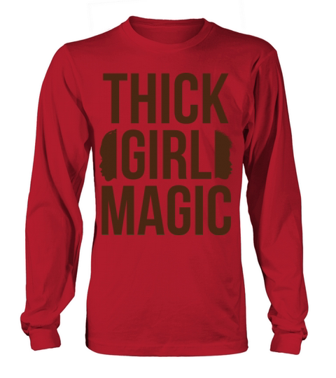 Black girl magic white Women's Long Sleeve