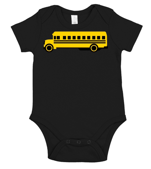 School bus Short Sleeve Baby One-Piece