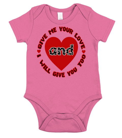 Valentine s Day Short Sleeve Baby One-Piece