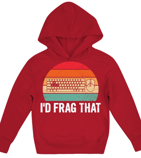 Id frag that Quote for a PC Gamer Kids Hoodie