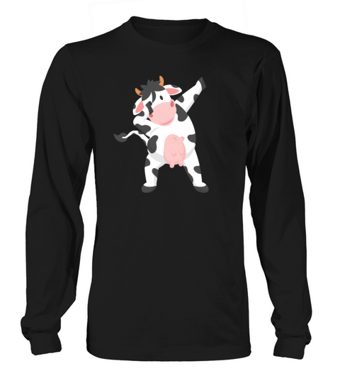 dabbing cow Women's Long Sleeve