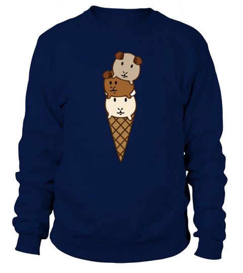 guinea pig ice cream Women's Sweatshirt
