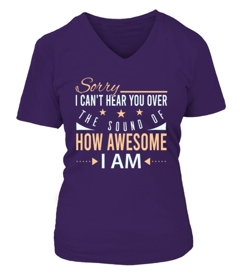 I am awesome Women's V-Neck T-shirt