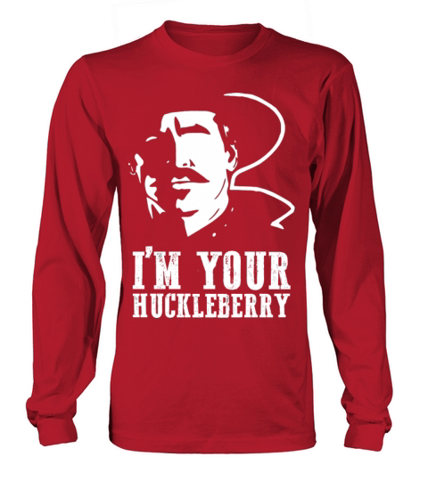 10955 IM Your Huckleberry Vintage Skull Guns For Men's Long Sleeve