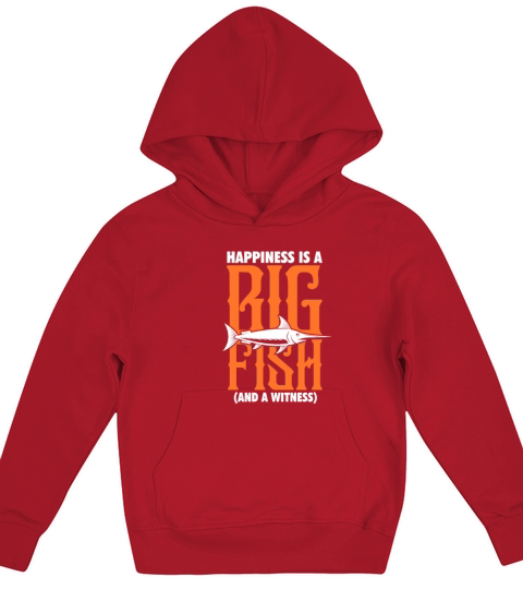Happiness Is A Big Fish (And A Witness) Kids Hoodie