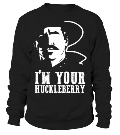 10955 IM Your Huckleberry Vintage Skull Guns For Men's Sweatshirt