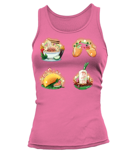 Vietnamese Foods - Pho Banh mi Banh xeo Goi cuon Women's Tank Top