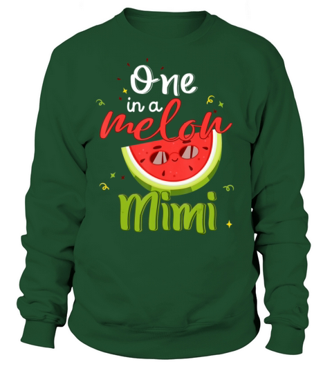 One In A Melon Mimi Watermelon Family Matching Women's Sweatshirt